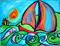 Art: One Lone Sailboat by Artist Chris Jeanguenat