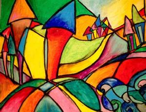 Detail Image for art Quiet Seaside Vacation