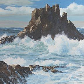 Art: Cathedral Rock by Artist Carol Thompson