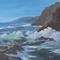 Art: Sunlit Sea by Artist Carol Thompson