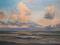 Art: Sailing Clouds Cambria Moonstone Beach California seascape oil painting by Artist Karen Winters