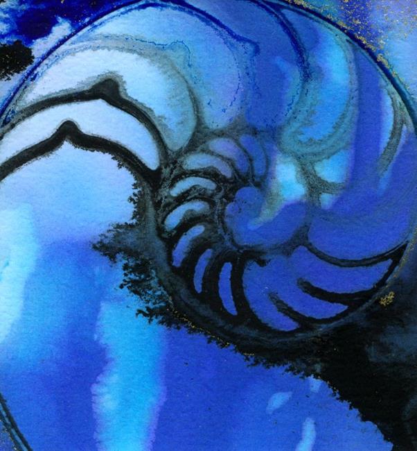 Art: Nautilus Shell #35 by Artist Kathy Morton Stanion