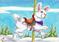 Art: Snow Carousel #1 - Bunny by Artist Kim Loberg