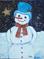 Art: Jolly Snowman  (sold) by Artist Ulrike 'Ricky' Martin