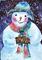 Art: Snowman  (sold) by Artist Ulrike 'Ricky' Martin