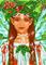 Art: Yule Holly Fairy ACEO by Artist Carmen Medlin