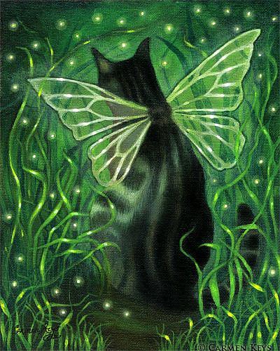 Art: Watcher in the Meadow by Artist Carmen Medlin