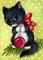 Art: Christmas Ball ACEO by Artist Carmen Medlin
