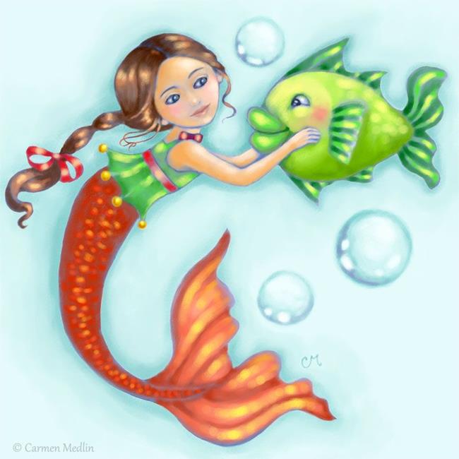 Art: Margot and Claude by Artist Carmen Medlin