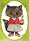 Art: Fluffy ACEO by Artist Carmen Medlin