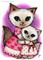 Art: Mama Kitty ACEO by Artist Carmen Medlin