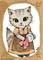 Art: The Kitchen Maid ACEO by Artist Carmen Medlin