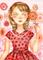 Art: Candied Flowers ACEO  by Artist Carmen Medlin