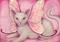 Art: Purple Cat Fairy by Artist Carmen Medlin