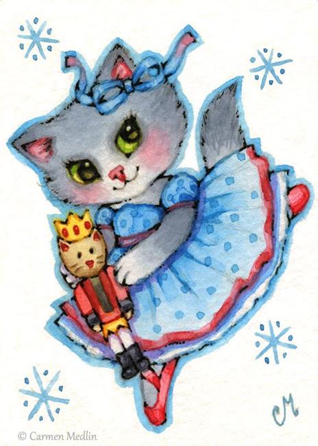 Art: Clara ACEO by Artist Carmen Medlin