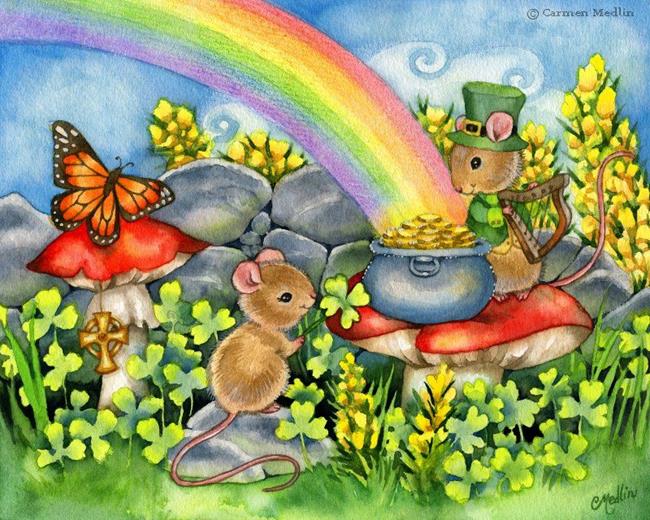 Art: Luck of the Irishmouse by Artist Carmen Medlin