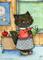 Art: First Day of School ACEO by Artist Carmen Medlin
