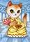Art: Beauty in the Ballroom ACEO by Artist Carmen Medlin