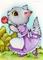 Art: Dance with a Rose ACEO by Artist Carmen Medlin