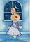 Art: Tea at Midnight ACEO by Artist Carmen Medlin