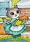 Art: Blackberry Pie ACEO by Artist Carmen Medlin