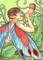 Art: Faery Horn ACEO by Artist Carmen Medlin