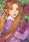 Art: Night Blossoms - ACEO by Artist Carmen Medlin