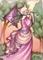 Art: Evening Stroll - ACEO by Artist Carmen Medlin