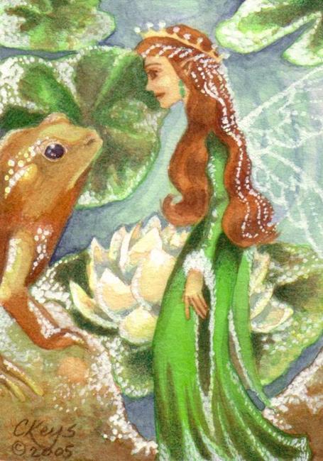 Art: Emerald's One True Love ACEO by Artist Carmen Medlin