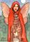 Art: Little Red ACEO by Artist Carmen Medlin
