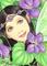 Art: February Violet by Artist Carmen Medlin