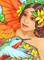 Art: Tropical Fairy ACEO by Artist Carmen Medlin