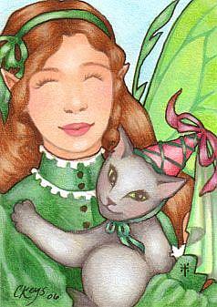 Art: In Good Company - ACEO by Artist Carmen Medlin