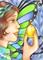 Art: The Golden Egg - ACEO by Artist Carmen Medlin