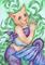 Art: Mercat - ACEO by Artist Carmen Medlin