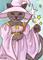 Art: Witchy Cat ACEO by Artist Carmen Medlin