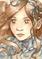 Art: Sulking Fey Child - ACEO by Artist Carmen Medlin
