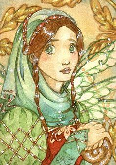 Art: Tapestry - ACEO by Artist Carmen Medlin