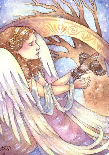 Art: The Sparrow by Artist Carmen Medlin