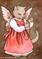 Art: Pocketwatch for a Fairy Kitten - ACEO by Artist Carmen Medlin