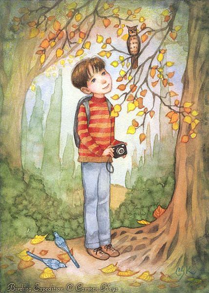 Art: Birding Expedition by Artist Carmen Medlin
