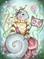 Art: Squirrel Masque ACEO by Artist Carmen Medlin