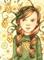Art: Pine Cone Girl ACEO by Artist Carmen Medlin