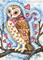 Art: Heart Owl ACEO by Artist Carmen Medlin