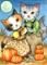 Art: October Love ACEO by Artist Carmen Medlin