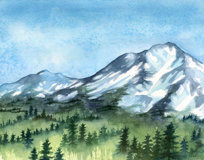 Art: View From the Woods by Artist Carmen Medlin