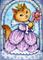 Art: Purple Princess ACEO by Artist Carmen Medlin