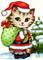 Art: Santa Claws ACEO by Artist Carmen Medlin