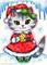 Art: Mrs. Claws ACEO by Artist Carmen Medlin
