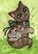 Art: Breezy ACEO by Artist Carmen Medlin